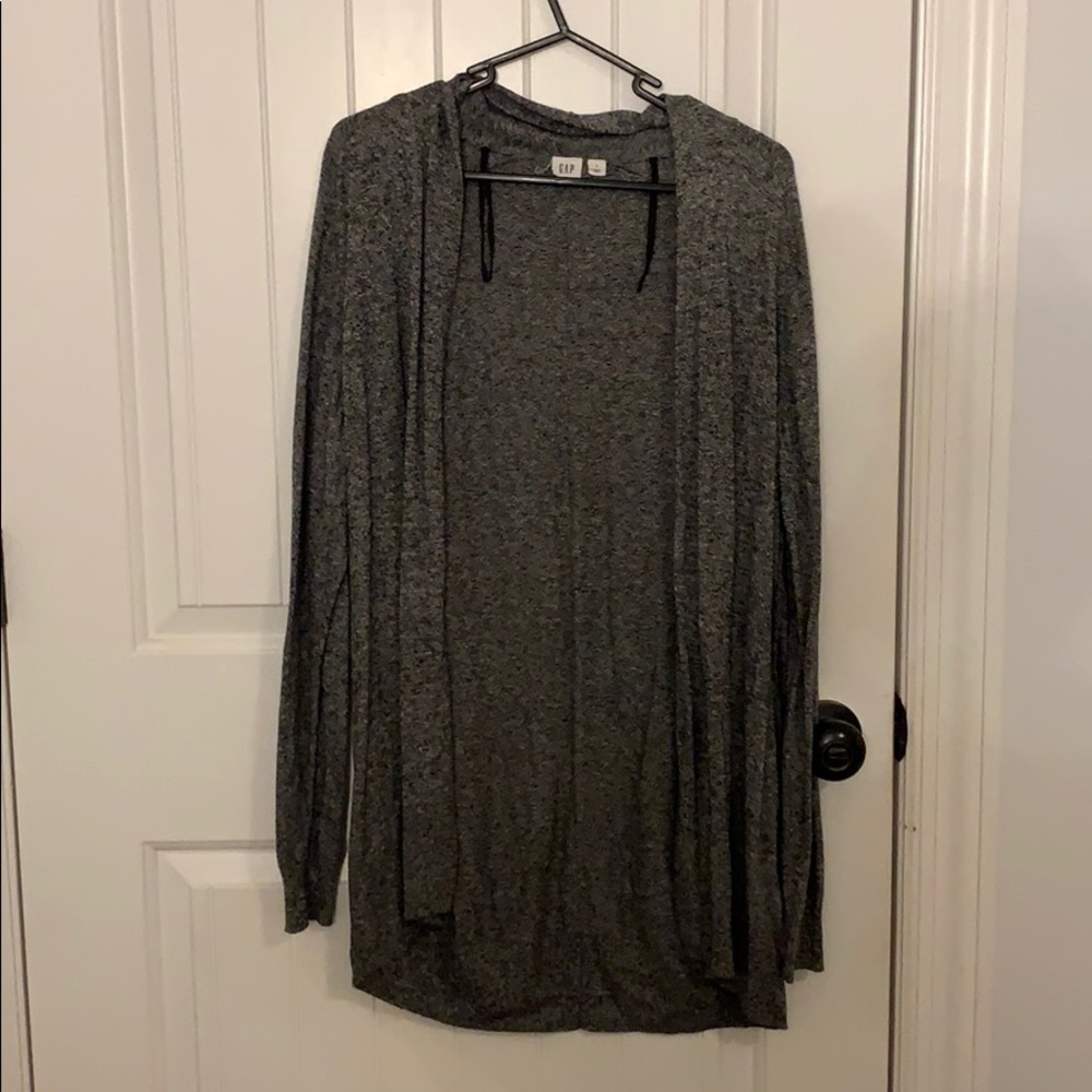 Long Gray Cardigan
